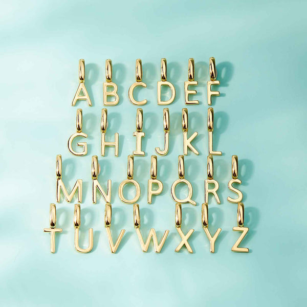 Pura Vida Harper Calibri Alphabet Charm