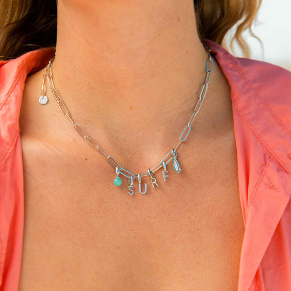 Pura Vida Harper Chalcedony Bead Charm