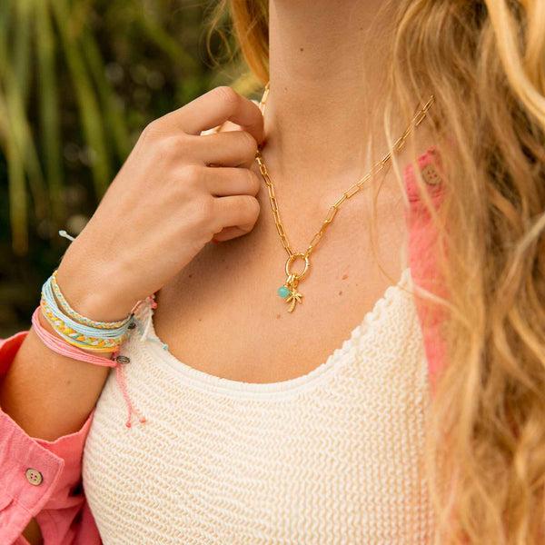 Pura Vida Harper Chalcedony Bead Charm