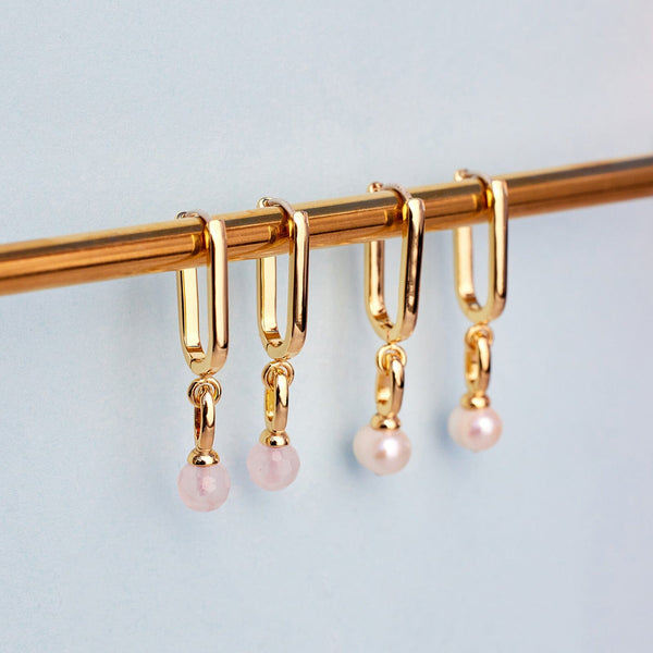 Pura Vida Harper Charity Rose Quartz Charm