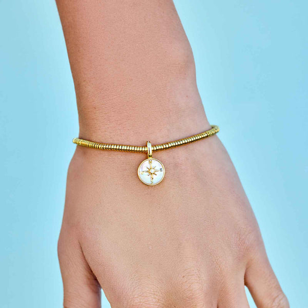 Pura Vida Harper Compass Charm