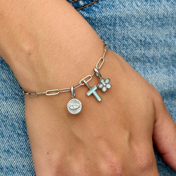 Pura Vida Harper Enamel Alphabet Charm