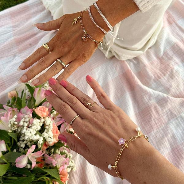 Pura Vida Harper Enamel Flower Charm