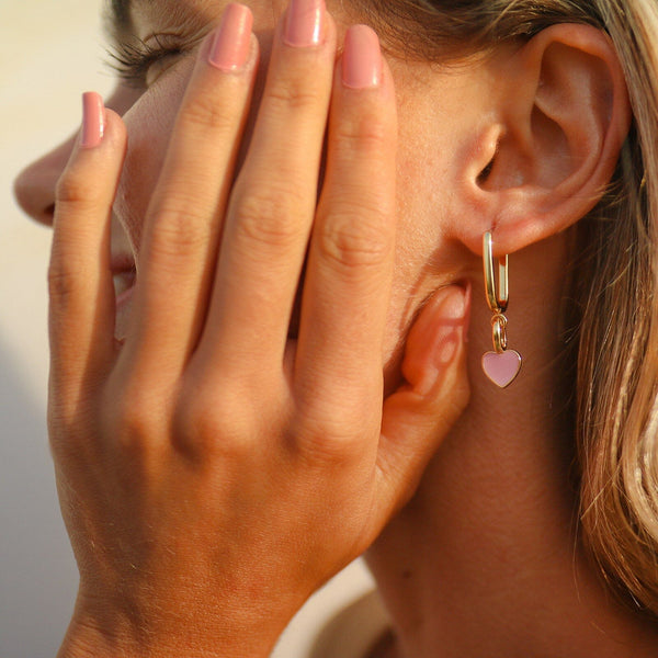 Pura Vida Harper Enamel Heart Charm