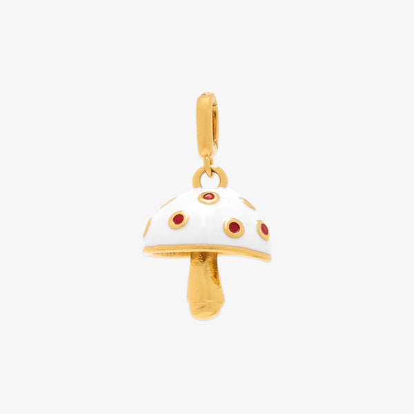 pura vida Harper Enamel Mushroom Statement Charm