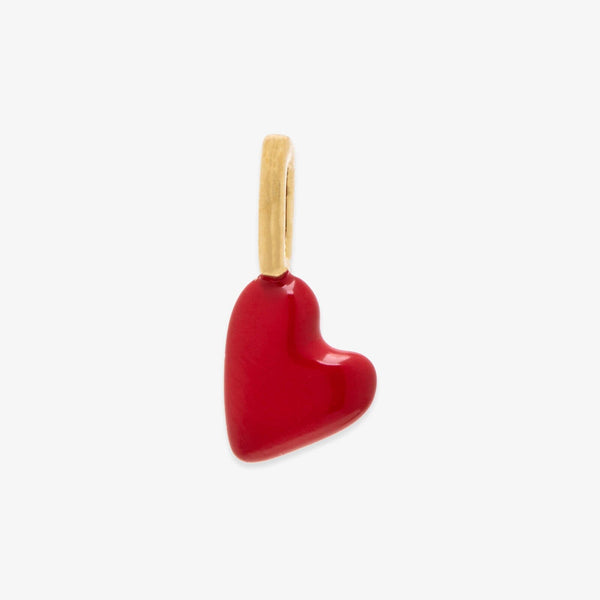 pura vida Harper Enamel Puffy Heart Charm