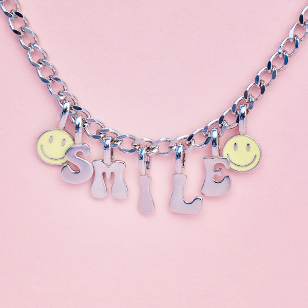 Pura Vida Harper Happy Face Charm