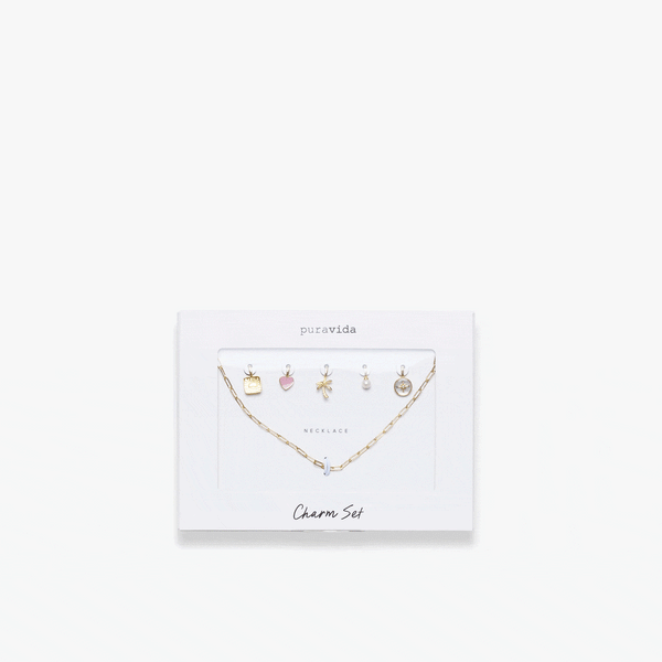 pura vida Harper Necklace & Charms Box