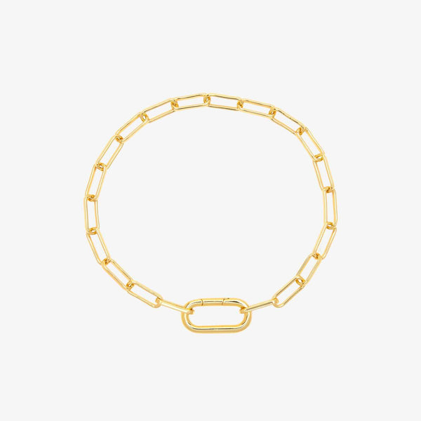 pura vida Harper Oval Charm Chain Bracelet