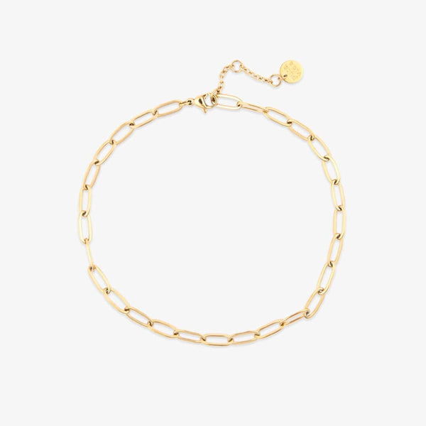 pura vida Harper Paperclip Chain Anklet