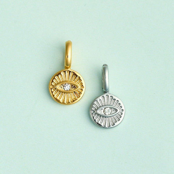Pura Vida Harper Protective Eye Coin Charm