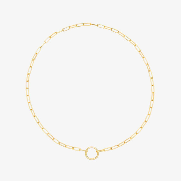 pura vida Harper Round Charm Chain Necklace