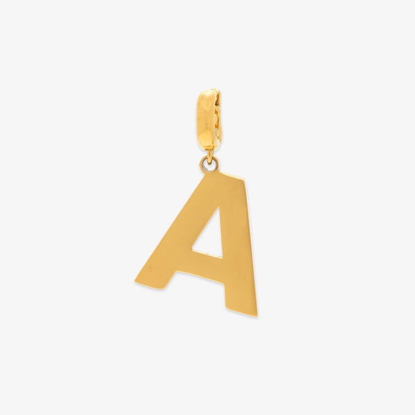 pura vida Harper Slanted Statement Alphabet Charm