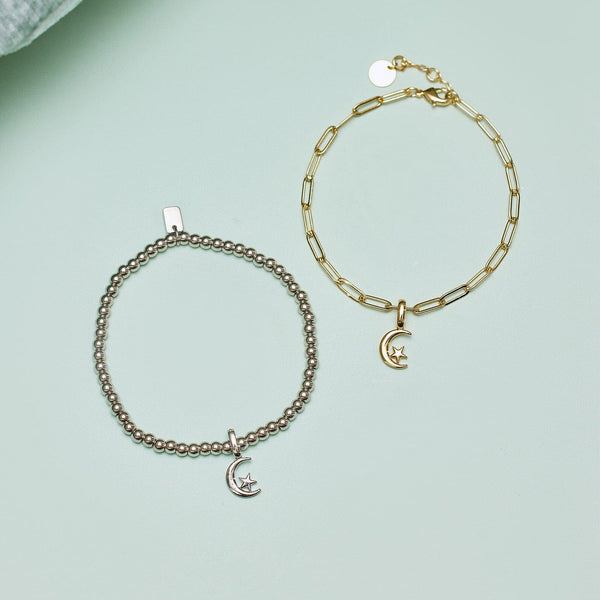 Pura Vida Harper Star And Moon Charm