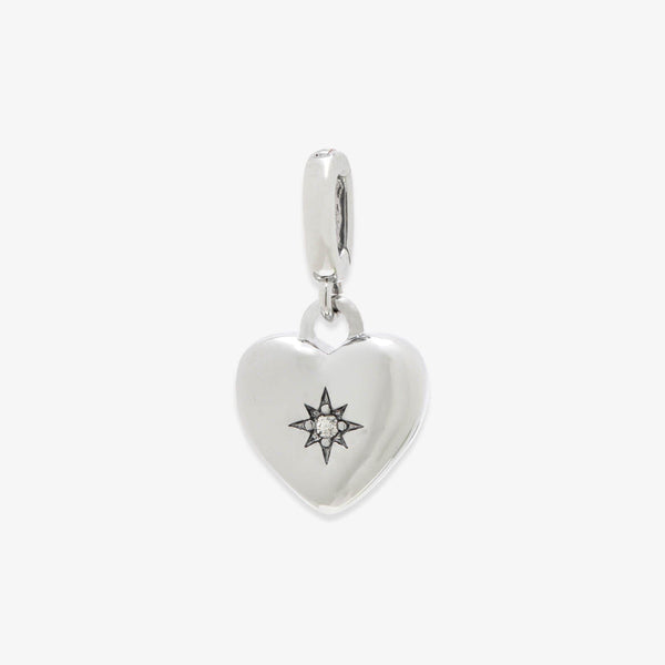 Pura Vida Harper Starburst Heart Charm