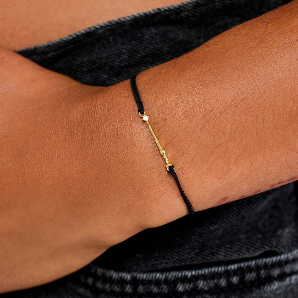 Pura Vida Harry Wand Dainty Charm Bracelet