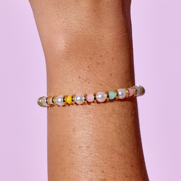 Pura Vida Headliner Pearl Stretch Bracelet