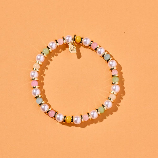 Pura Vida Headliner Pearl Stretch Bracelet