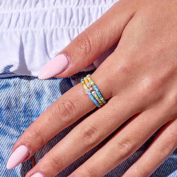 Pura Vida Headliner Stretch Ring 3 Pack