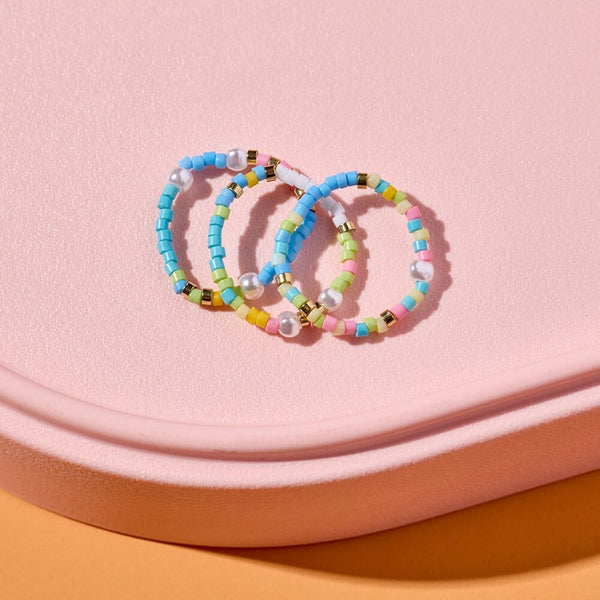 Pura Vida Headliner Stretch Ring 3 Pack