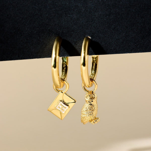 pura vida Hedwig™ Letter Hoop Earrings