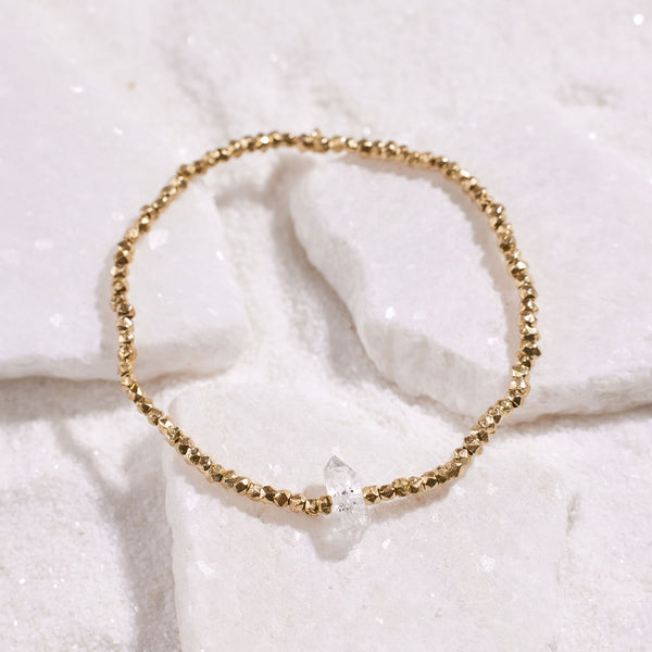 pura vida Herkimer Stretch Bead Bracelet