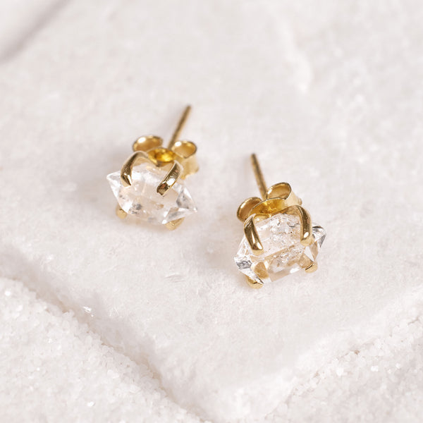 pura vida Herkimer Stud Earrings