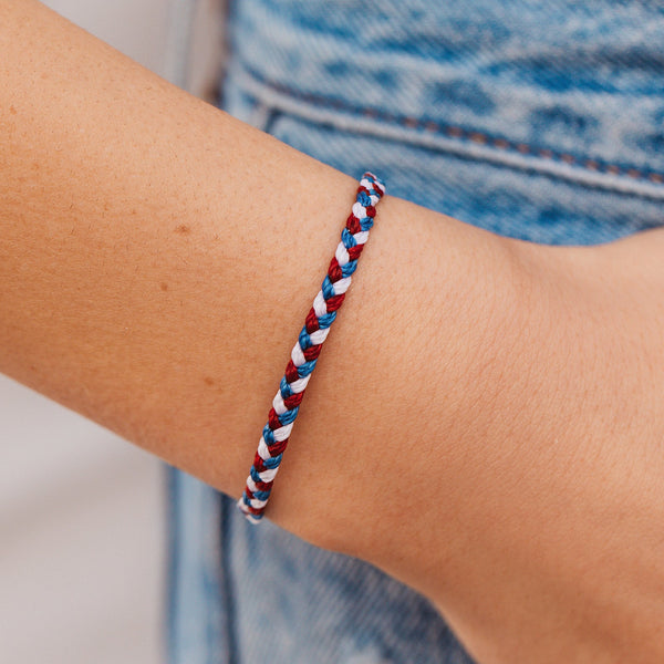 Pura Vida Homes For Our Troops Braided Bracelet