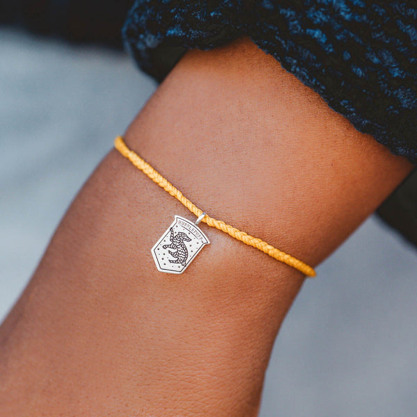 Pura Vida Hufflepuff™ Charm Bracelet