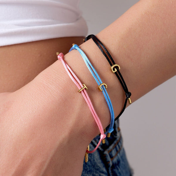 Pura Vida Initial Charm Bracelet
