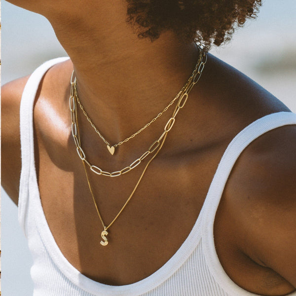 Pura Vida Initial Pendant Necklace