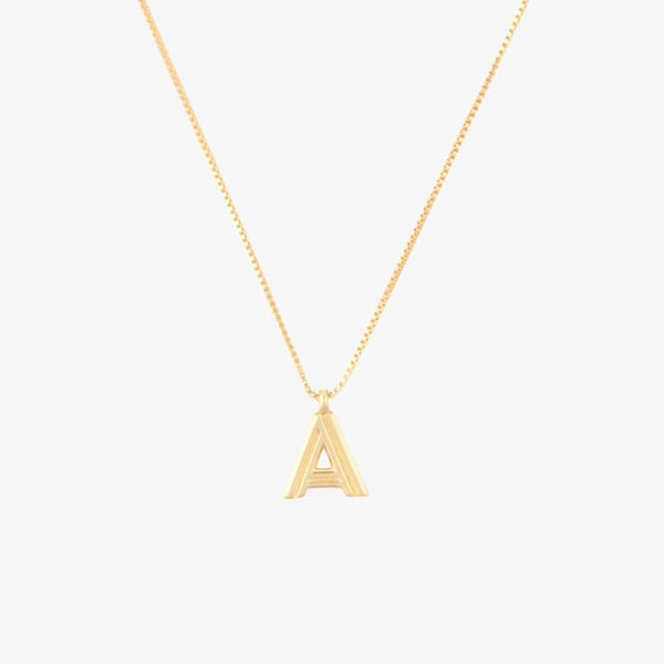 pura vida Initial Pendant Necklace