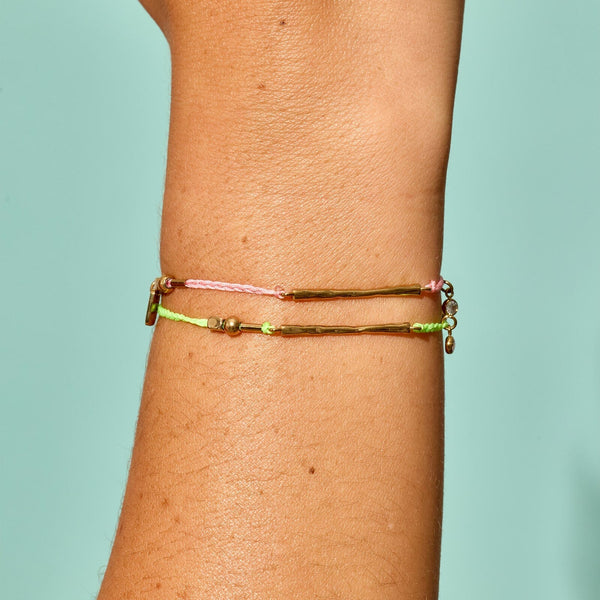 Pura Vida La Rosa Gold Dainty Bracelet