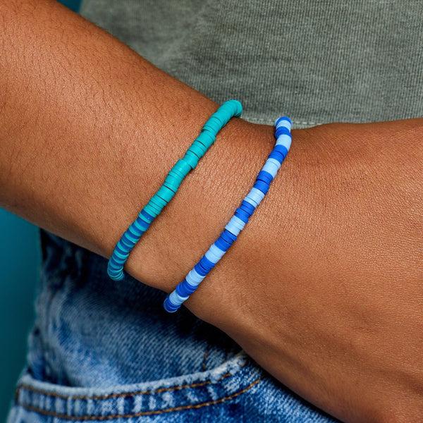 Pura Vida Lagoon Seascape Stretch Bracelet