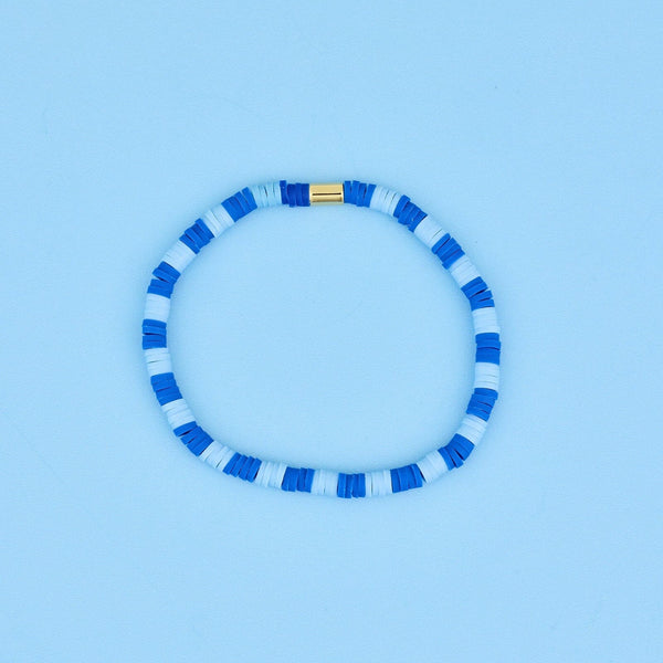 Pura Vida Lagoon Seascape Stretch Bracelet