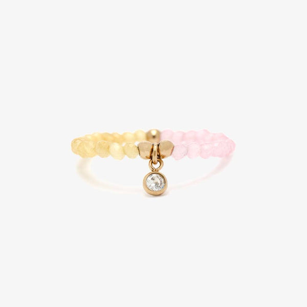 pura vida Le Soleil Seed Bead Stretch Ring