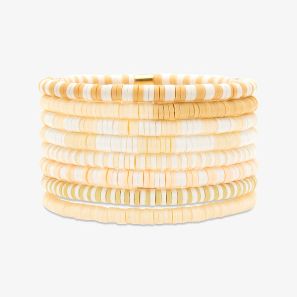pura vida Leche Stretch Bracelet Set of 8