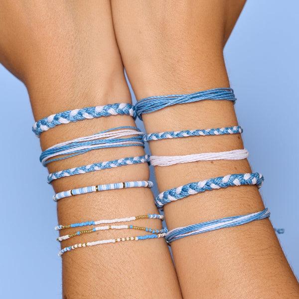 Pura Vida Light Blue & White Collection