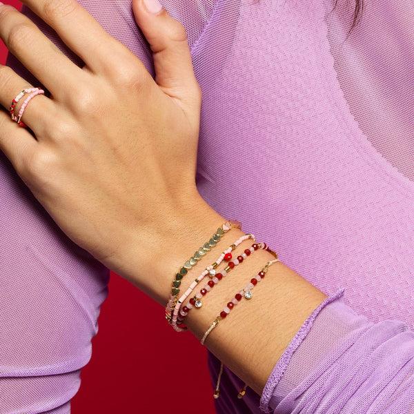Pura Vida Love 3-In-1 Stretch Wrap Bracelet