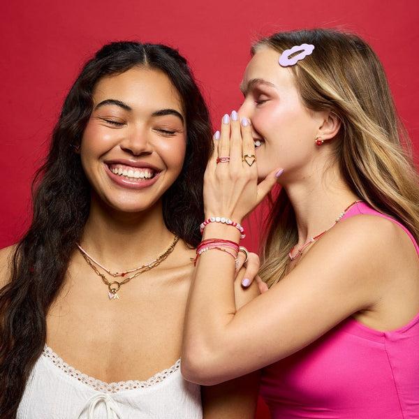 Pura Vida Love Bestie Bead Stretch Bracelet