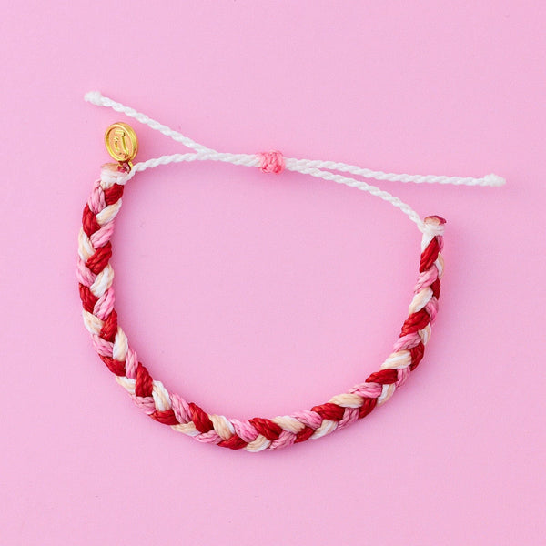 Pura Vida Love You More Braided Bracelet