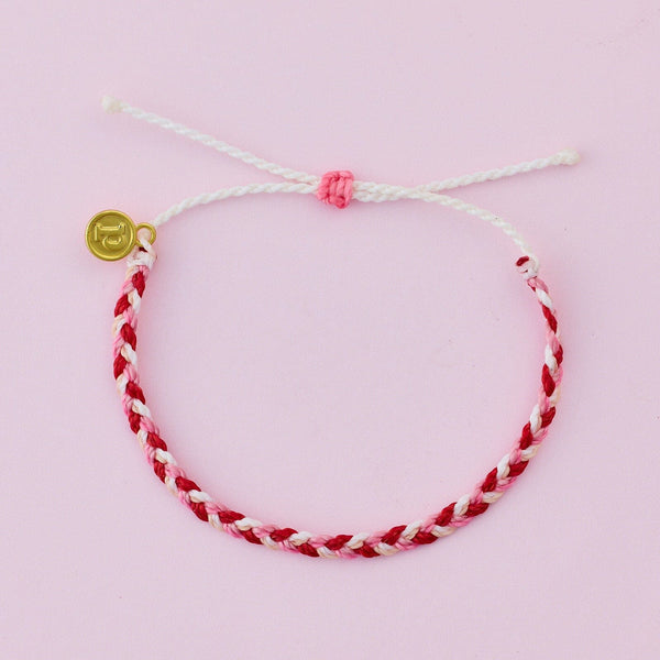 Pura Vida Love You More Mini Braided Bracelet