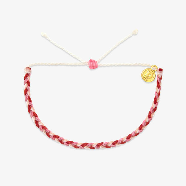 pura vida Love You More Mini Braided Bracelet