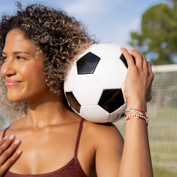 Pura Vida Maroon & White Collection