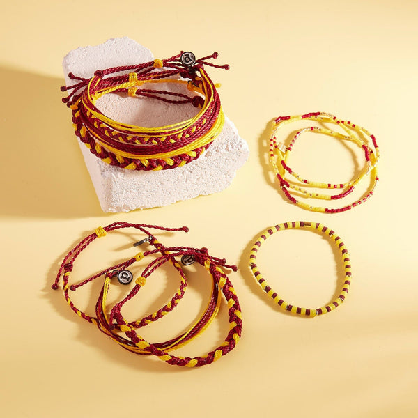 Pura Vida Maroon & Yellow Collection
