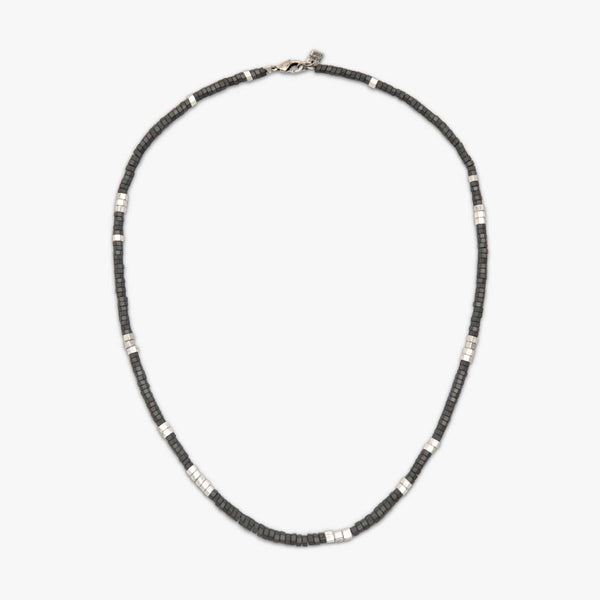 pura vida Men's Faceted Pyrite Bead Necklace