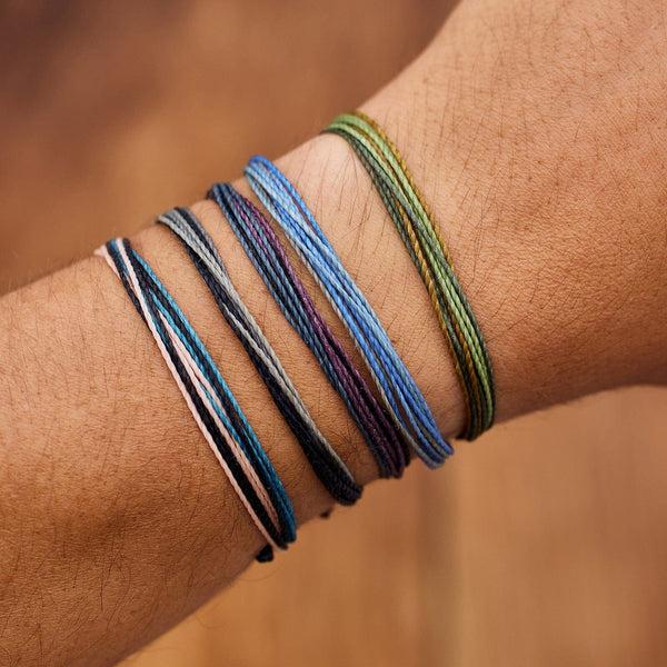 Pura Vida Men's Making Waves Friendship 5 Pack