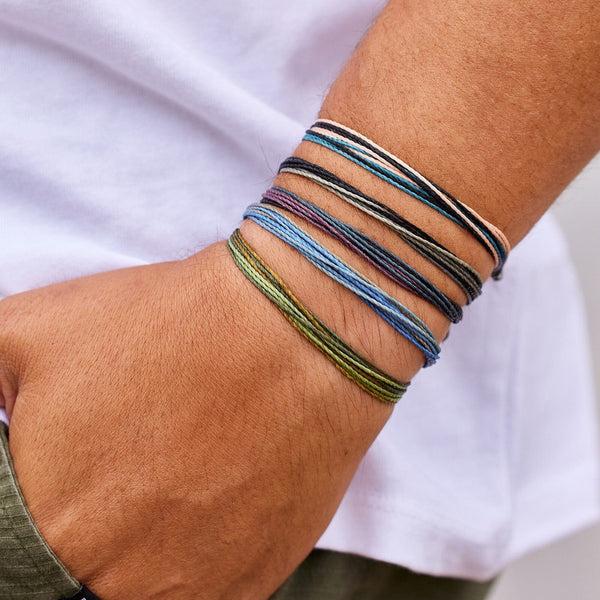 Pura Vida Men's Making Waves Friendship 5 Pack