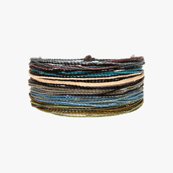pura vida Men's Making Waves Friendship 5 Pack