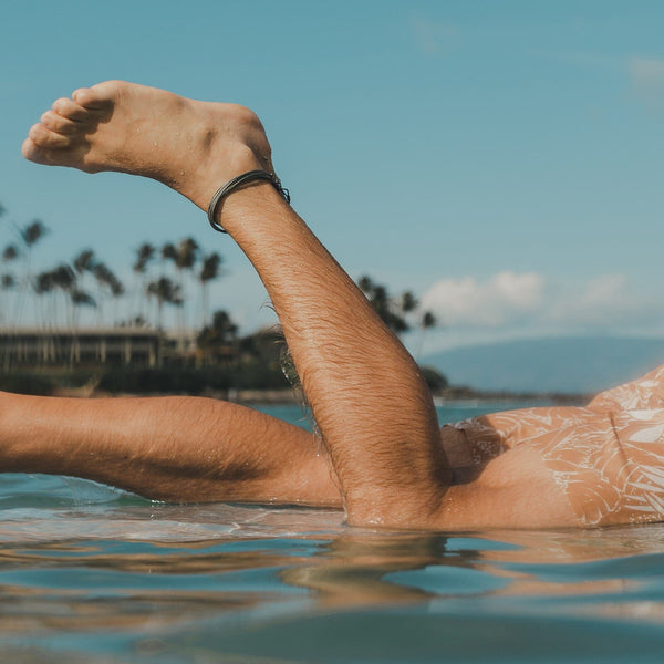 Pura Vida Men's Steel Anklet